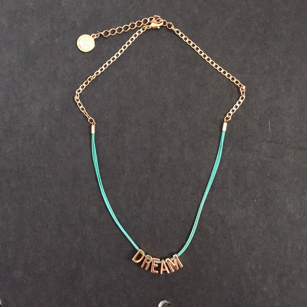 Gold & Turquoise DREAM Necklace